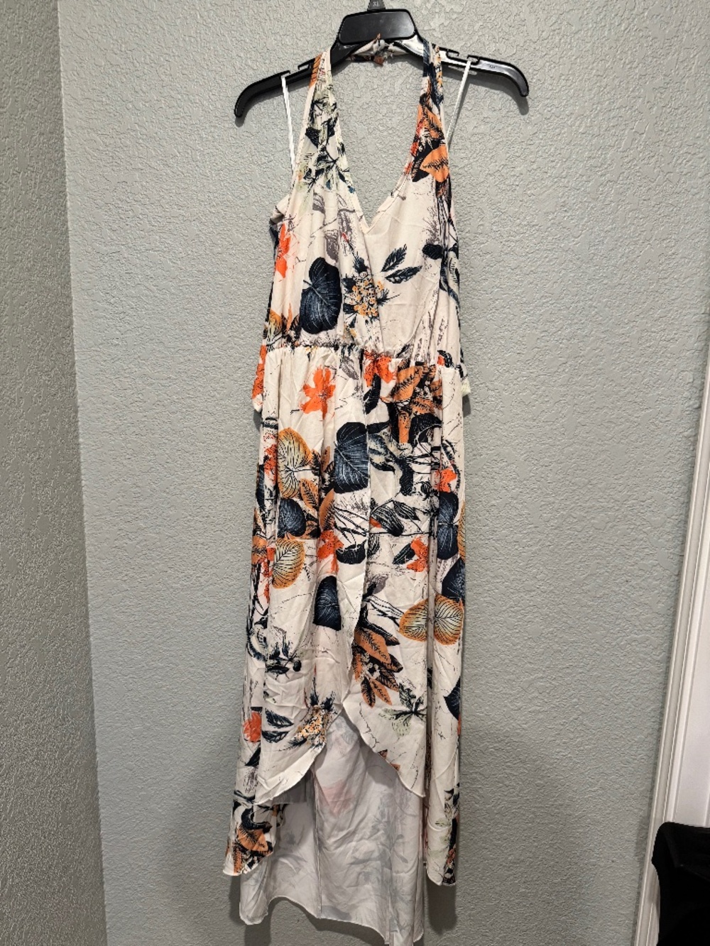 SHEIN  Hi low halter dress with shorts